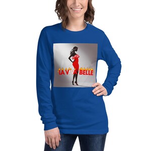 Laviva Belle Hoodie women’s  Long Sleeve Tee, Casual Hooded Top, Comfortable Pullover, Trendy Tee, Unique Design, Fashionable Print,