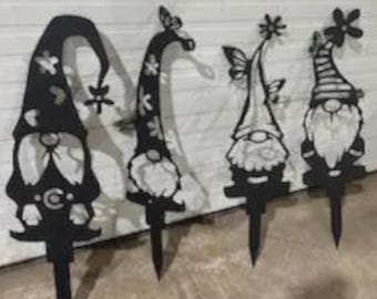 Gnome DXF Laser Cut File Rustic Lawn Art CNC Pattern Digital Download