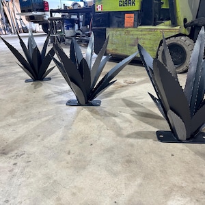 Arquivo DXF de metal para agave, cacto tequila - Corte a laser e plasma - Metal - Decoração faça você mesmo para casa, CNC, laser e plasma, tamanho 25 A x 19 L - Arte para jardim