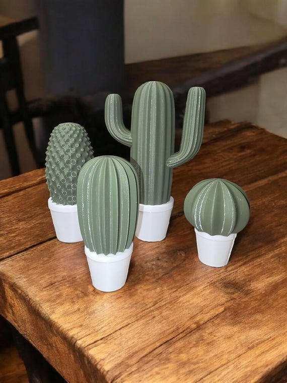 Artificial Cactus Plants, Fake Succulent, Fake Cactus Potting Decoration  Home Decor 3D Printed - Etsy Israel