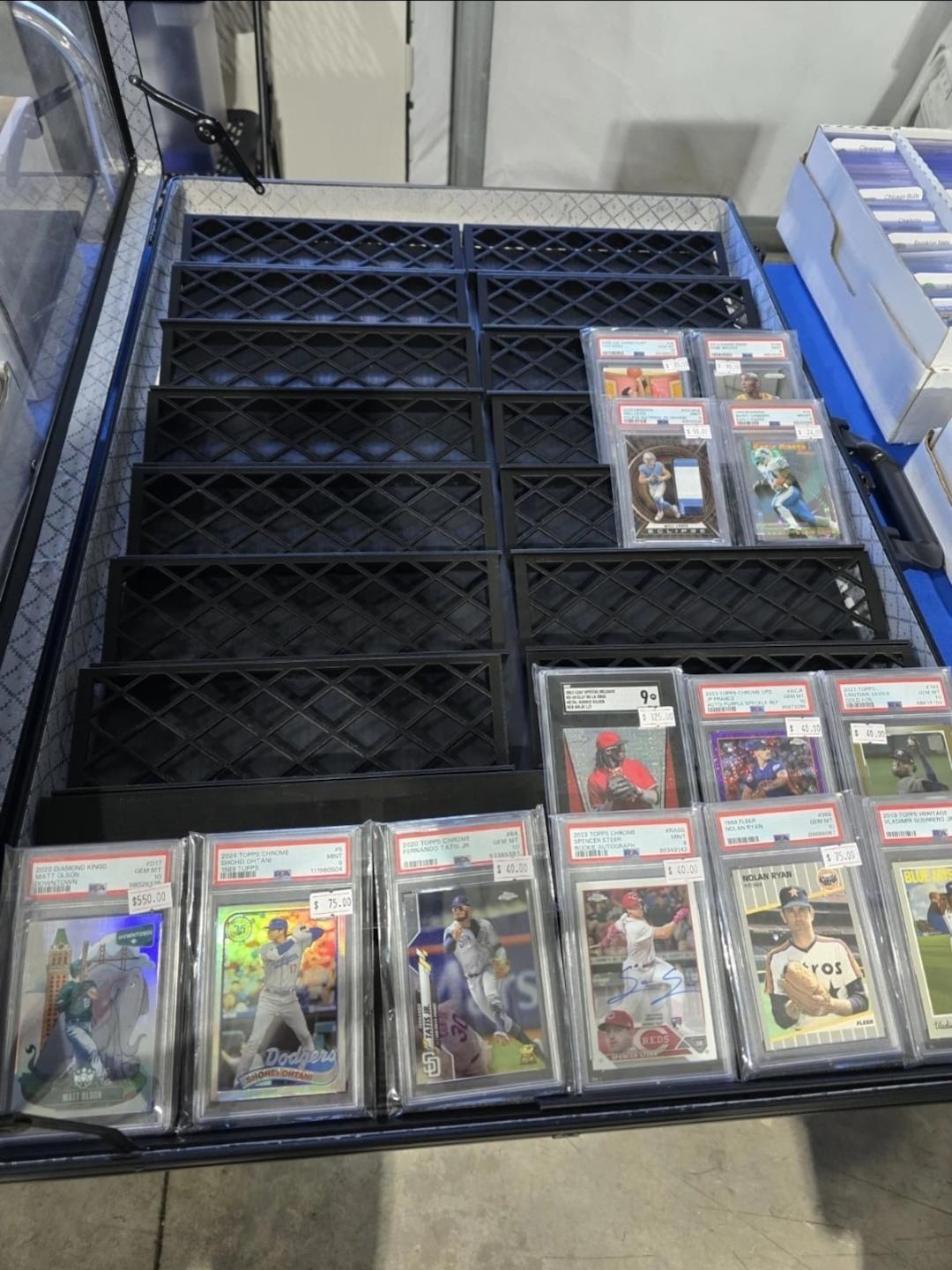 display case card riser stands Illusion Risers, Card for your card cas Illusion Collectibles TCG Multi Level Vendor Display