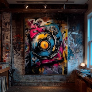 Graffiti Six Seven Poster | 67 Street Art Print | Bold Gen Z Urban