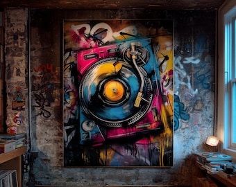 Graffiti Six Seven Poster | 67 Street Art Print | Bold Gen Z Urban