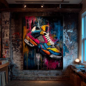 Graffiti Six Seven Poster | 67 Street Art Print | Bold Gen Z Urban