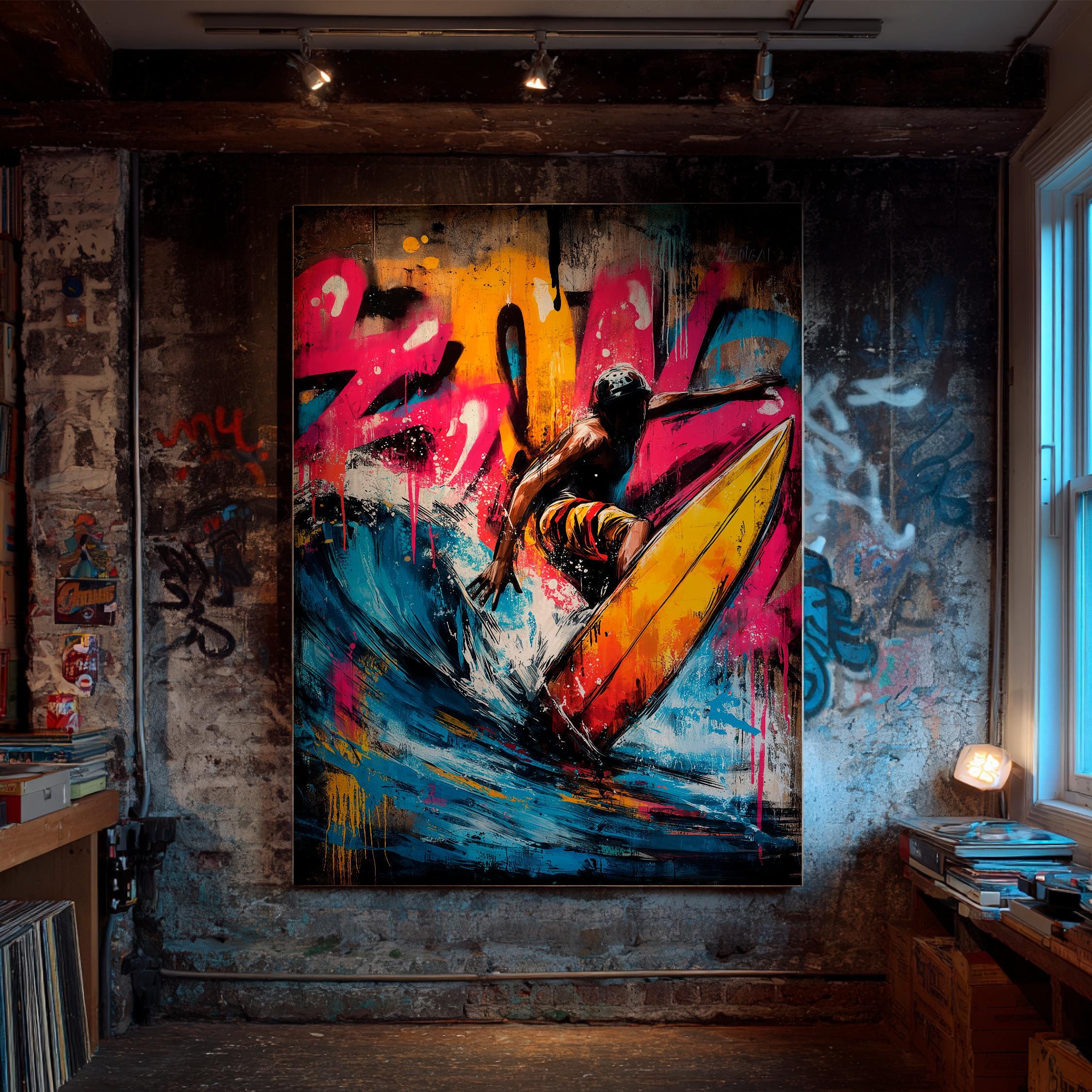 Modern surf art - Etsy 日本