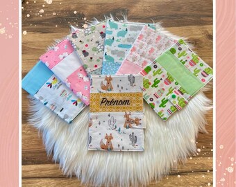 Personalized health record cover, baby birth gift, handmade creation