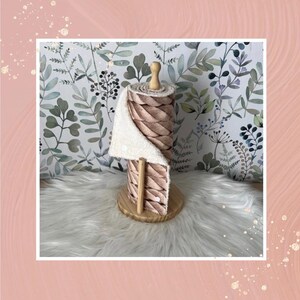 Toalhas de papel laváveis e reutilizáveis, rolo de 6 folhas zero desperdício, criação artesanal