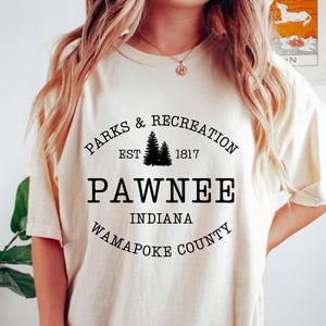 Retro Comfort Pawnee India Shirt, Parks And Rec T-shirt, Pawnee Shirt, Parks And Recreation Support Gift, Leslie Knope Shirt