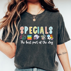 Retro Comfort Specials T-shirt, Specials Teacher Shirt, The Best Part Of The Day Sweatshirt, Specials Team Gift, PE Coach Crewneck