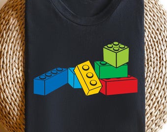 Building Bricks Tshirt, Building Blocks Sweatshirt, Bricks Shirt, Building Bricks Birthday Tee, Construction Lover Gift, Brick Master Outfit