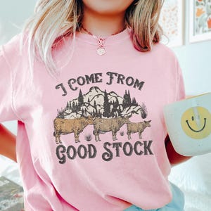 Retro Cow T-Shirt: Funny Country Comfort Tee