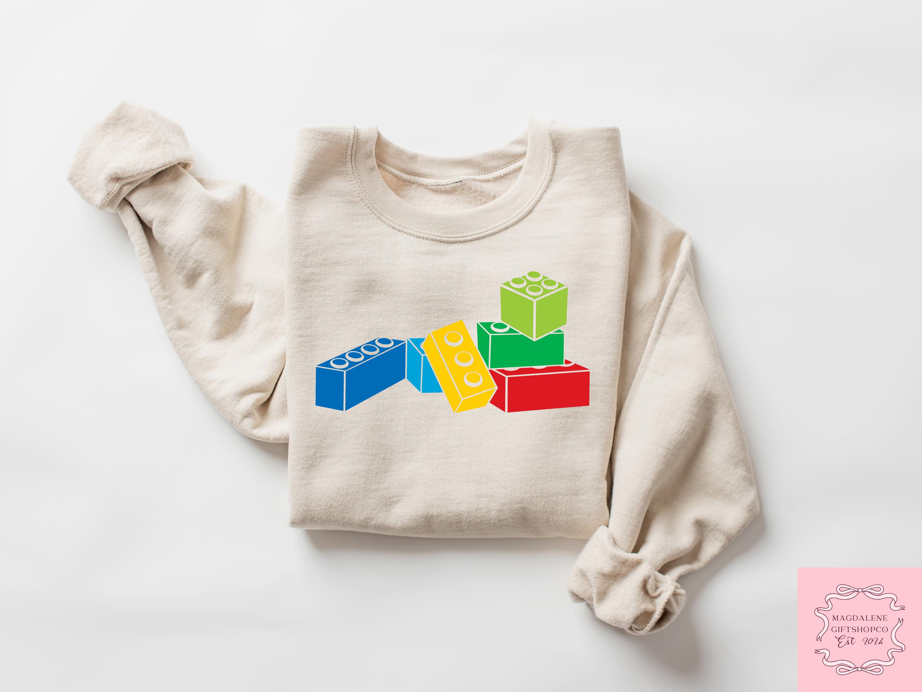 Building Bricks Tshirt, Building Blocks Sweatshirt, Bricks Shirt ...