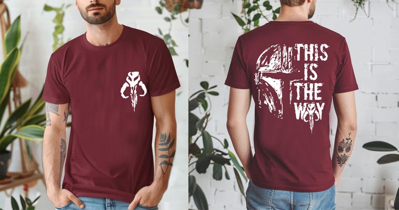 Star Wars This Is The Way T-Shirts, This Is The Way Shirts, Star Wars Tee, Mandalorian Top, Star Wars Disney Apparel, Vacation Outfit image 1