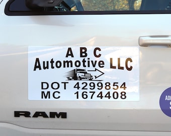 Custom Car Door Magnets: Vehicle Advertising Signs