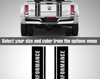 Performance Styling Stickers 4x4 Off-Road Vinyl Decals Truck Side Graphics & Rear Bed Stripes