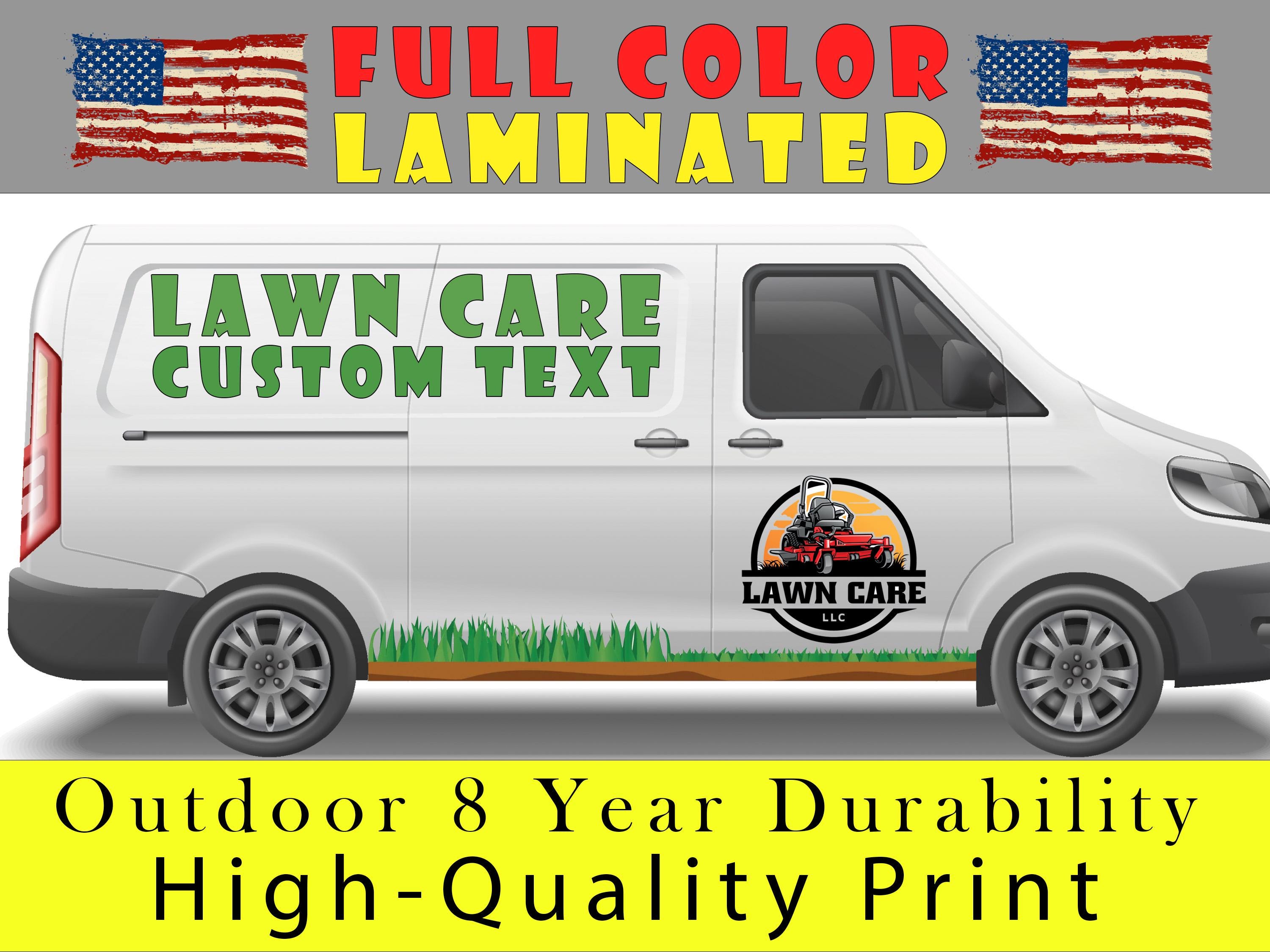 Personalized Vehicle Decal – Full-color Laminated Business Logo, Custom ...