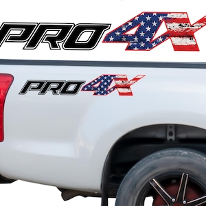 Nissan Titan XD PRO-4X Gloss Black Decals (Set of 2)