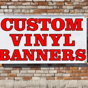 Custom Vinyl Banner: Grand Opening, Trade Show, Promotion