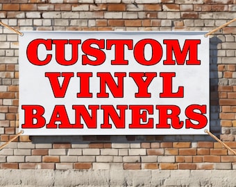 Custom Vinyl Banner: Grand Opening, Trade Show, Promotion