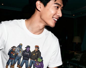 Camiseta cruzada de la Unidad Ginyu / Parodia de hip-hop de DBZ