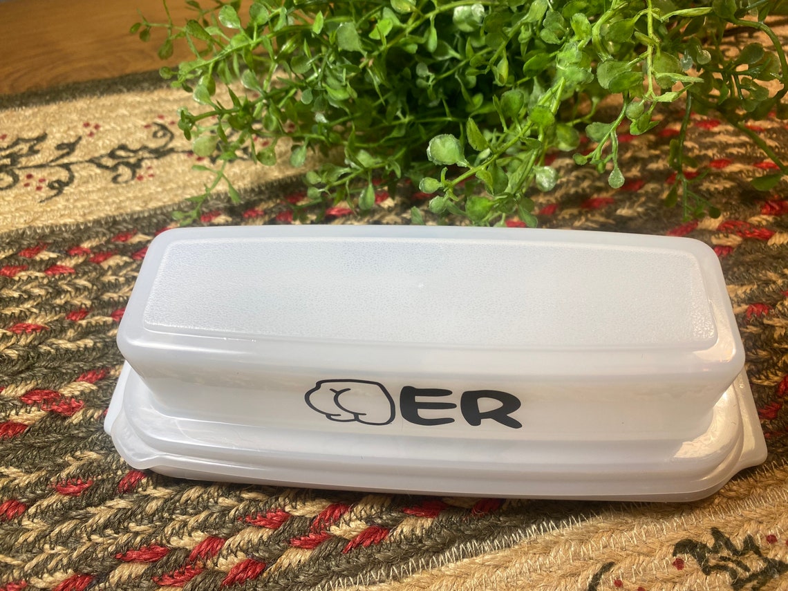 Butter Dish, Butter Dish, Funny Silly Butter Dish, Gag Gift, Plastic