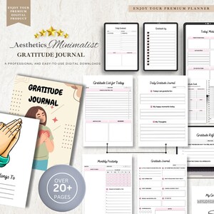 Dankbarkeits-Tagebuch, tägliches positives Tagebuch, Reflexions-Notizbuch, Achtsamkeits-Journal, Selbstfürsorge-Geschenk, persönliches Wachstumsbuch, positive Einstellung
