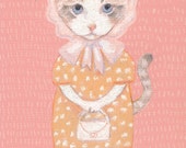 Produkty Podobne Do Księżniczka Kotów Szczeniak Koty Rysunek