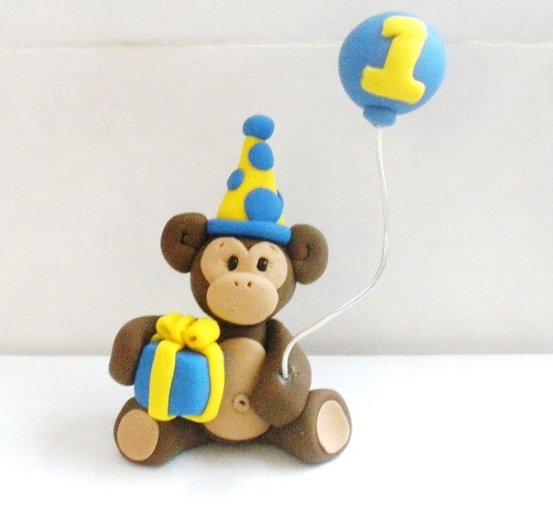 Monkey Cake Topper YOU DESIGN Etsy