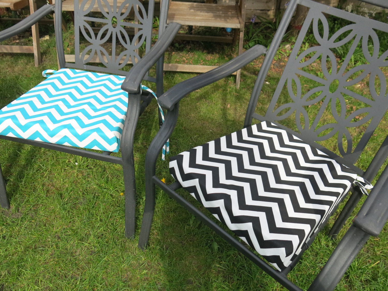 Garden Chair/Dining Chair Cushion Made to Order Premier Prints | Etsy