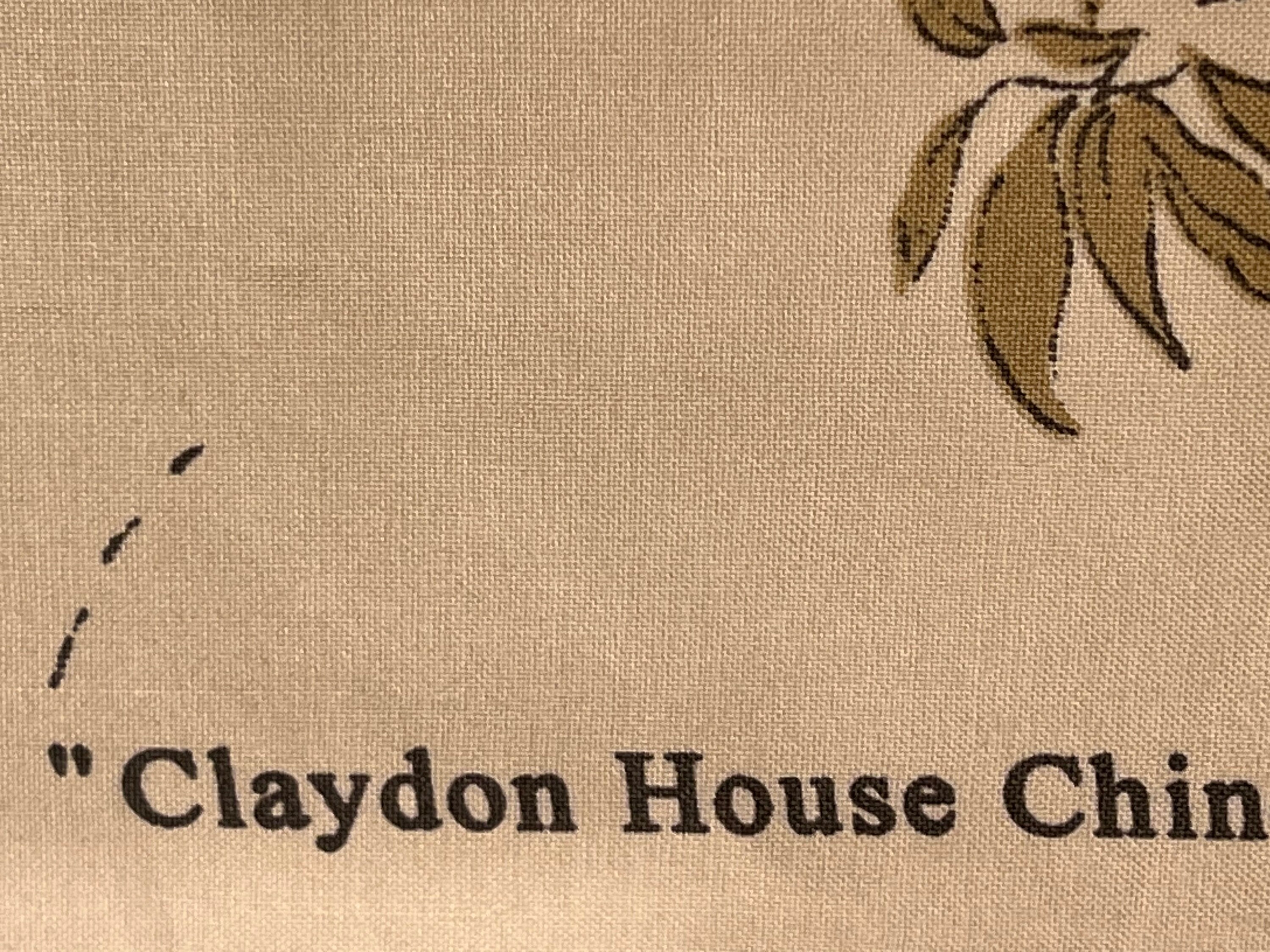 SCHUMACHER clayton House Chinoiserie FABRIC 25 1/2 Sq Etsy