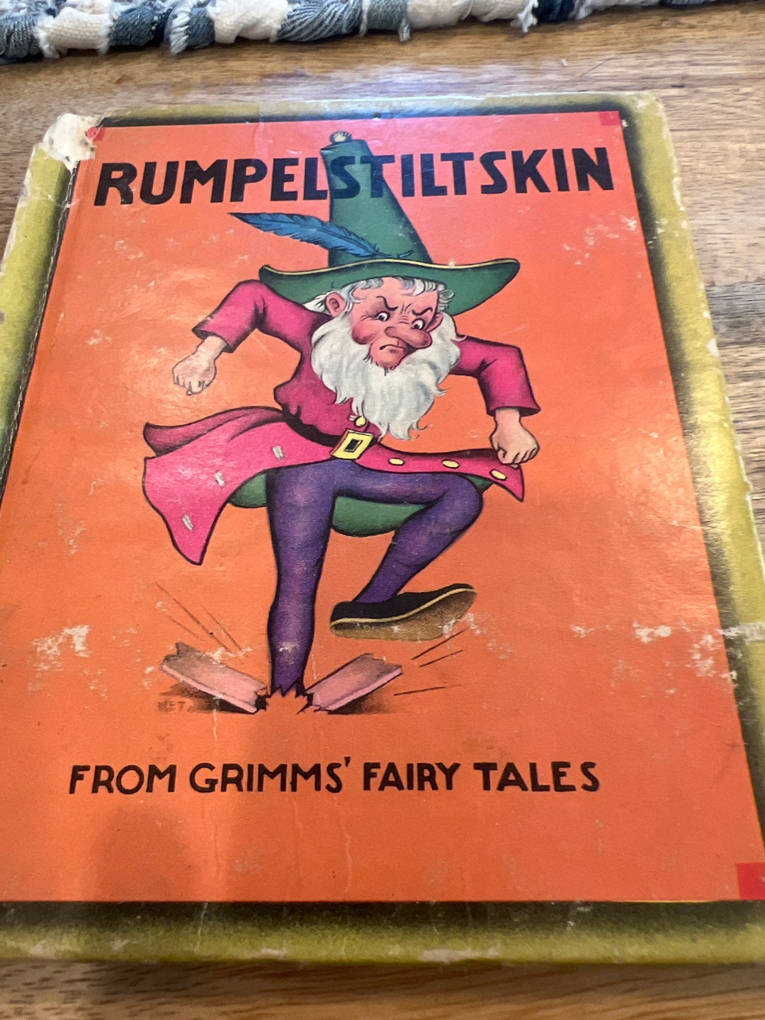 Vintage Book RUMPELSTILTSKIN and Rapunzel Grimms Etsy