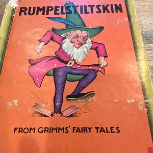 Vintage Book RUMPELSTILTSKIN and Rapunzel Grimms’
