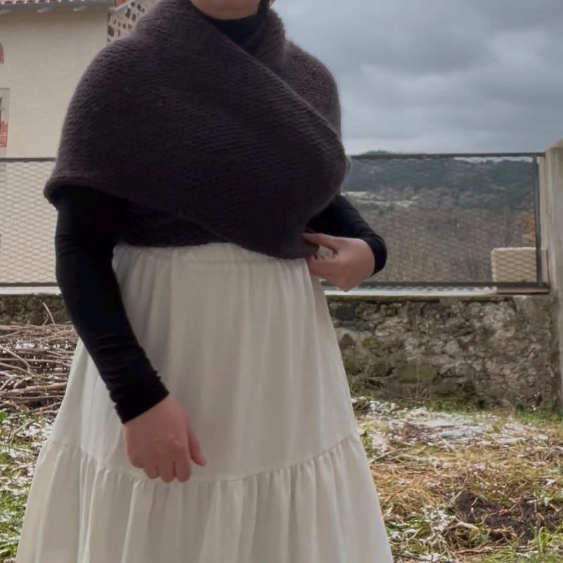 claire fraser knitted shawl