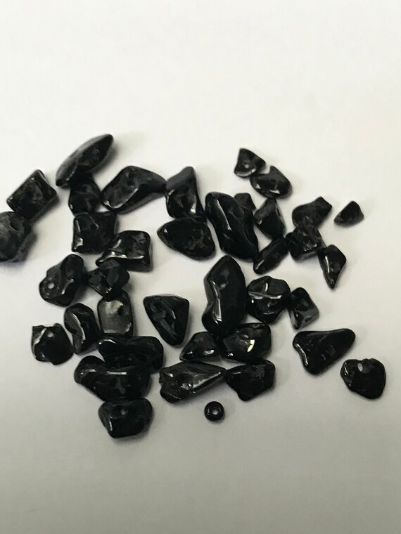 Onyx Black Tourmaline Black Gemstones Bead Lot Etsy
