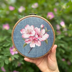 額入りアート、春の装飾、花の絵画、コテージコアの壁アート、桜の絵画、パンジーの絵画、スズランの絵画、水仙の絵画