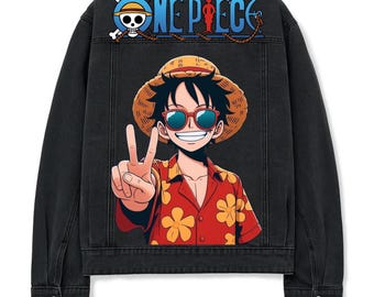 Hand Painted Jacket, Personalized Anime Jacket, Custom Jean Jacket with Anime, Unique Customized Clothes, Custom Jacket for Men or Women