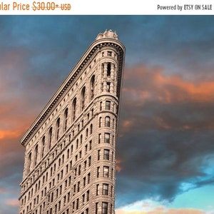 Flatiron Builidng, New York Photograph Nyc Skyscraper Photo Skyline Sunset Sunrise Manhattan Print Wall Art nyc37