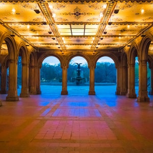 New York photography Central Park Photo nyc print Manhattan Bethesda Terrace Arcade  nyc42
