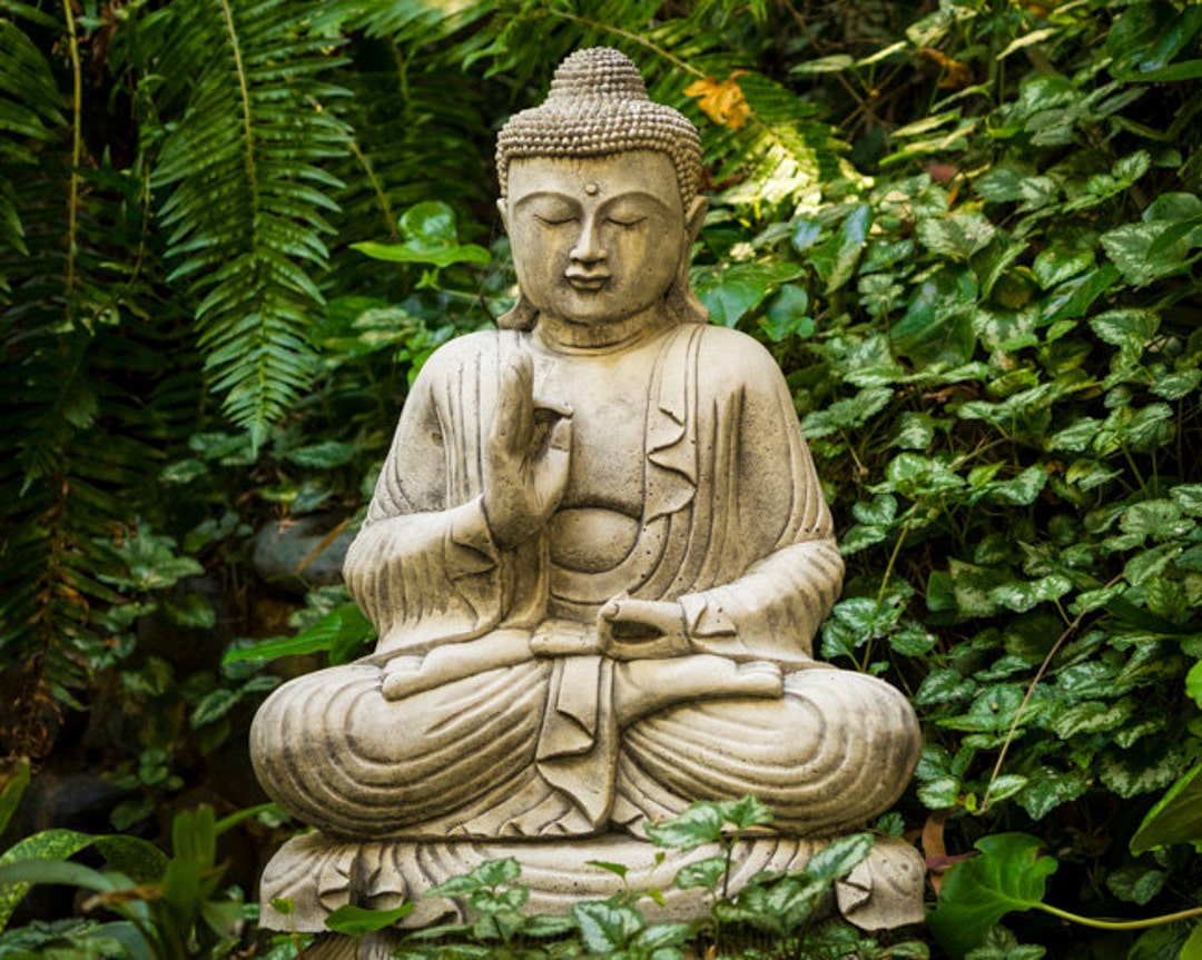 Buddhism Photograph Buddha Statue Photo Japanese Garden Zen - Etsy