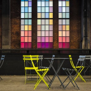 New York High Line Photo  Manhattan Photograph nyc Photography Yellow Stained Glass Shabby Chic nyc44