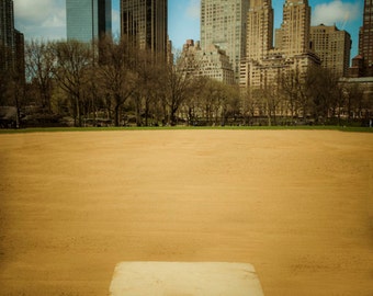 Baseball Photography Sports Photograph Home Plate New York Photo For Men Art For Guys Central Park oth36