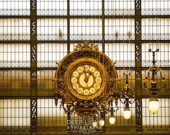 Paris Photograph Musee D'orsay Clock Photo Impressionist Art Museum France Print Wall Decor Fine Art Print par100