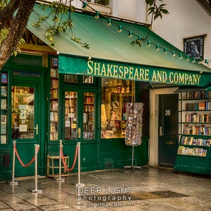 Foto von Shakespeare and Company Buchhandlung, Paris Fotografie, Paris Buchgeschäft, Geschenke für Leser Dekor par198