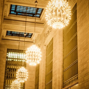 Grand Central Station Photo, new york photograph chandeliers nyc photography city terminal station architecture nyc51