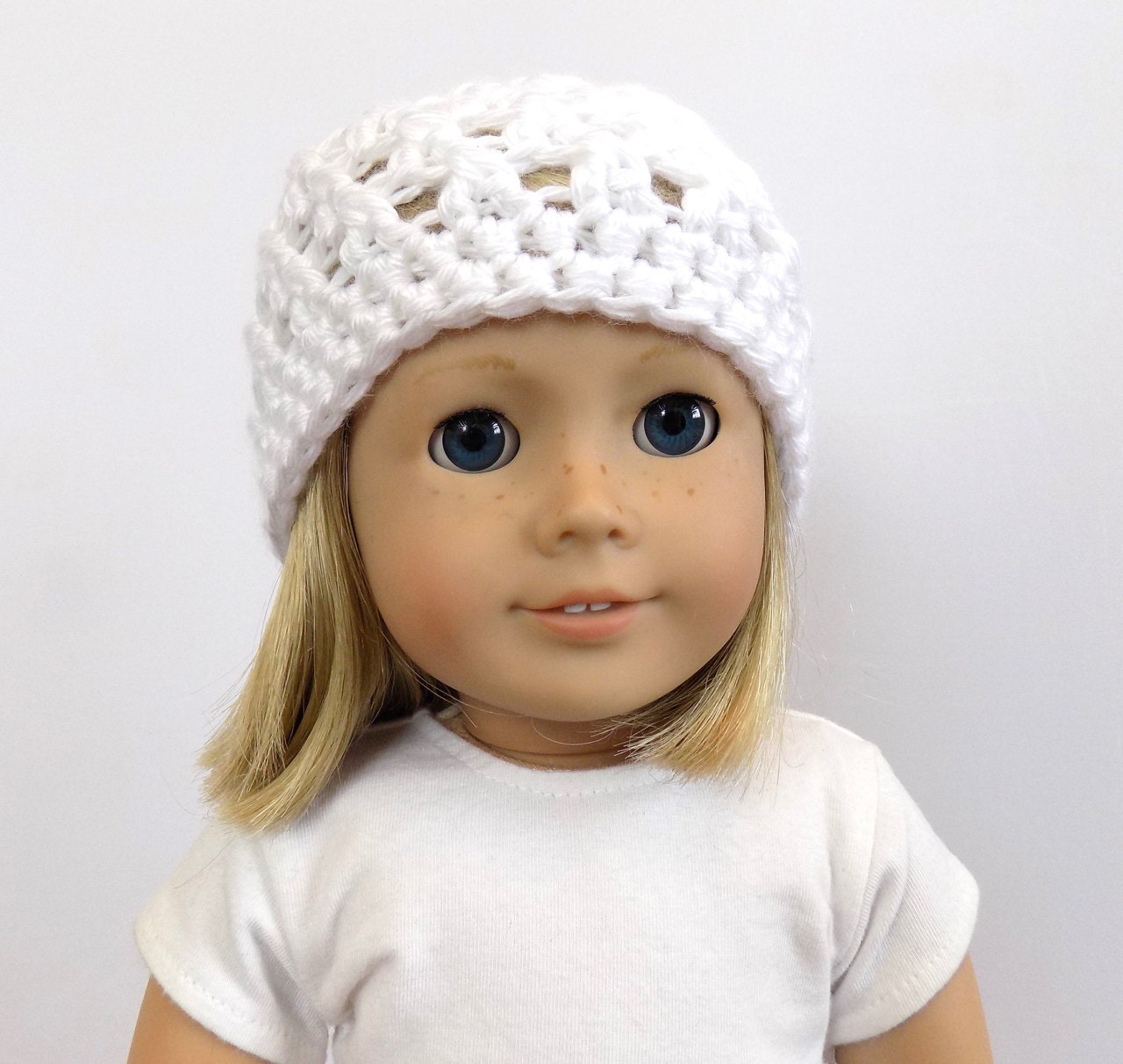 White Doll Hat 18 Inch Doll Hat Doll Clothing Etsy
