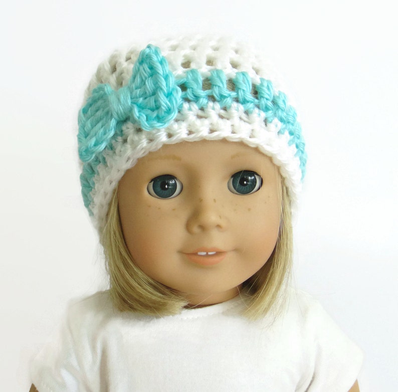 AG-Doll Hut 18 Zoll Puppenkleider Bogen Beanie Bild 2