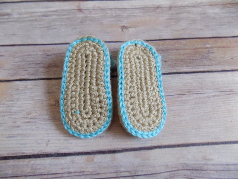 Baby Sandals, Baby Shoes, Summer Baby Flip Flops, Newborn image 4