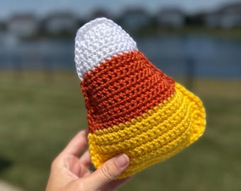 Candy Corn Halloween Plush, Home Decor, Halloween Decorations, Candy Corn, Halloween, Halloween Baby Photography Prop, Crochet