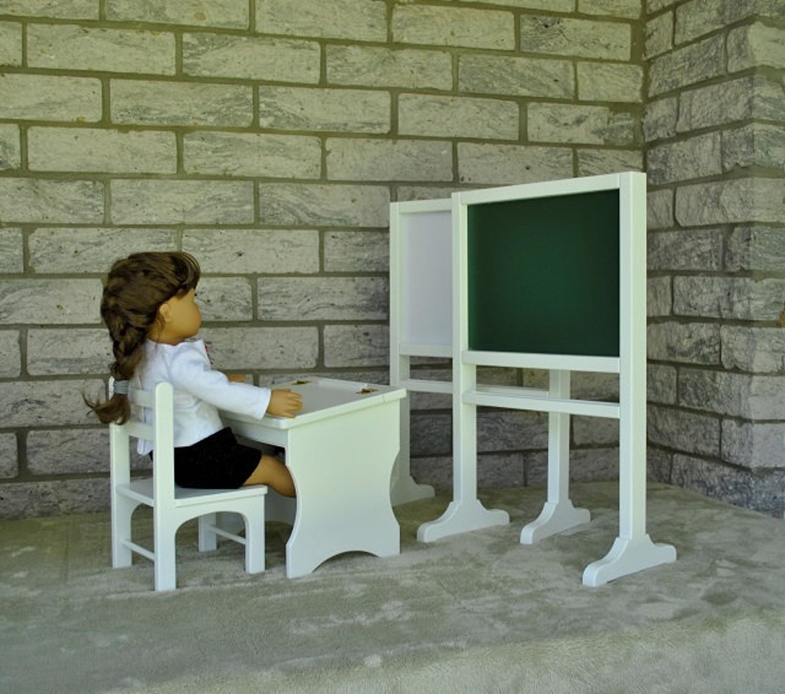 Desk and Chalkboard/dry Erase Board COMBO Etsy