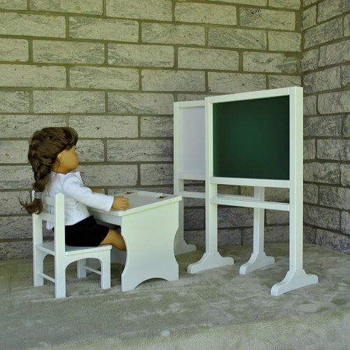 Desk and Chalkboard/dry Erase Board COMBO Etsy